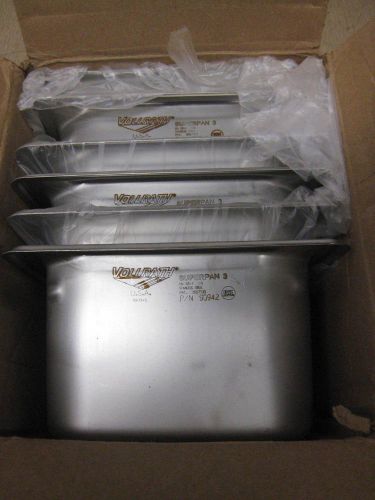 Vollrath 90942 Super Pan 3® Stainless Steel Steam Table Pan 4&#034;  - Case of 6