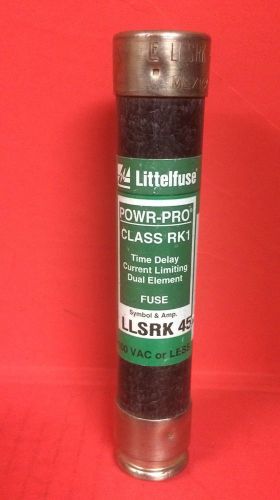 Littelfuse POWR-PRO Class RK1 Time Delay Dual Element Fuse LLSRK 45 - 600VAC