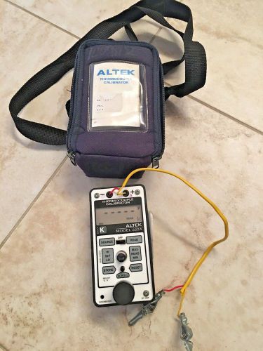 Altek 222A Thermocouple Calibrator w/Case Cal valid 2017 Oct.