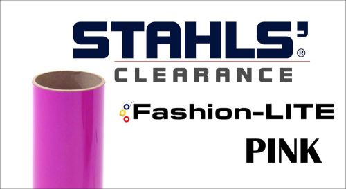 15&#034; x 13 yards - stahls&#039; fashion-lite heat transfer vinyl - pink for sale