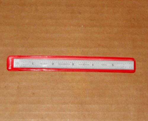 Starrett c316r-6 6-inch steel rule with inch graduations for sale