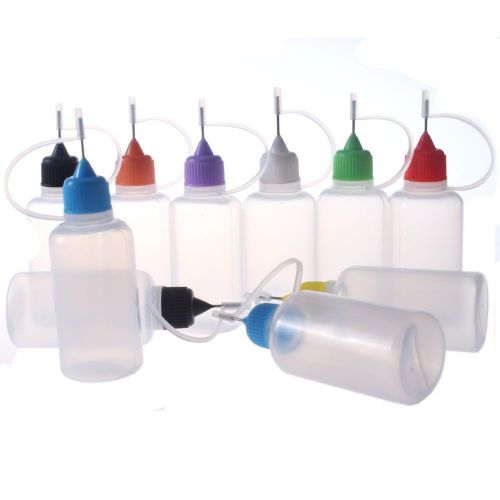 30ml Steel Needle TIP Dropper Bottles 10x | E-liquids | All Liquids (Pack of 10)