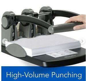 Swingline Extra High Capacity 3-hole Punch - 3 Punch Head[s] - 300 Sheet, READ!