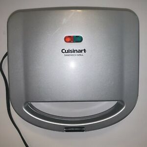 Cuisinart Sandwich Grill Works Tested Good Condition E14