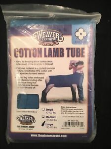 Weaver Leather - Cotton Lamb Tube - Size Large (130-160 lbs) - Blue