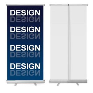 6pcs 33&#034;x79&#034; Retractable Roll Up Banner Stand Trade Show Sign Display Stand Only