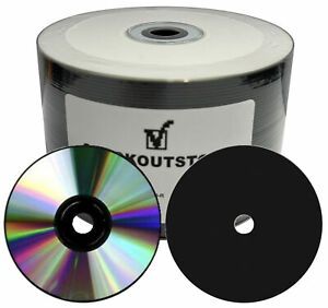 100 CheckOutStore 52x Black Bottom CD-R 80min 700MB Shiny Silver (Shrink Wrap)