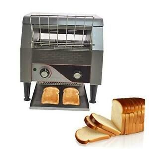 Commercial Conveyor Toaster, 300PCS/Hour 2200W 110V Bulit with Heavy Duty