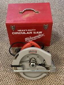Milwaukee 10-1/4 Circular Saw 15 Amp Model 4660 with Metal Carry Case