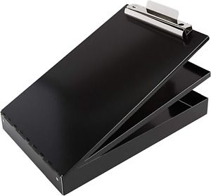 Saunders Black Cruiser-Mate Recycled Aluminum Storage Clipboard - Letter Size...