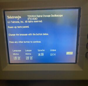 Tektronix TDS2024 Digital Oscilloscope, 200MHZ, 2Gs/s 4 ch