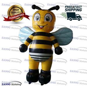16ft Inflatable Bee Cartoon Promotion Advertising With Air Blower