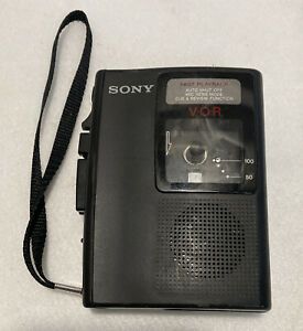 Sony TCM-S64V VOR Cassette Tape Player Handheld Voice Recorder Tested