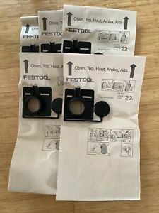 Festool 452970 Replacement Filter Bags For CT 22 Dust Extractor 5 Bags