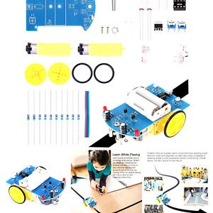 ICStation Simple Robot Soldering Practice Kit, Electronic DIY Project, Line F...