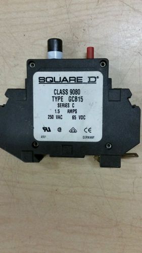 Square D 9080 GCB-15 Circuit Protector 1.5 AMP