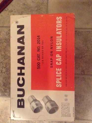 Buchanan Splice Cap Insulators CAT. NO.2014 - 500 pcs. NEW
