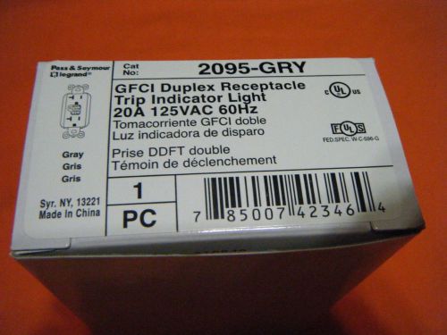 Pass &amp; seymour legrand gfci duplex receptacle for sale