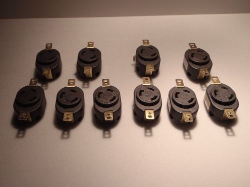 Lot (10) Youcheng L5-30 /B-015/ E300025 Receptacle Twist Turn Lock 30A 125V 30ZP