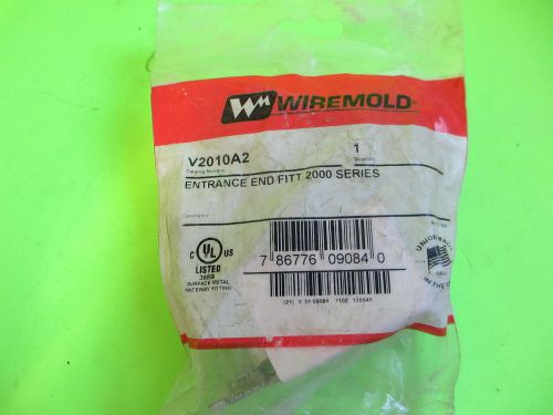 Wiremold #v2010a2 entrance end fitting 2000 series (lot of 5) for sale