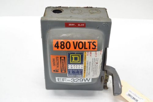 Square d non-fusible 30a amp 600v-ac 3p disconnect switch b250642 for sale