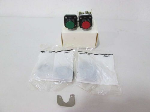 New allen bradley 800h-crb16a bootless red green pushbutton f d336949 for sale