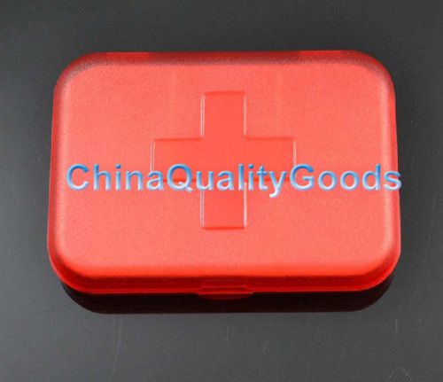 Travel portable 6 slots mini cross vitamin medicine drug pill box case organizer for sale