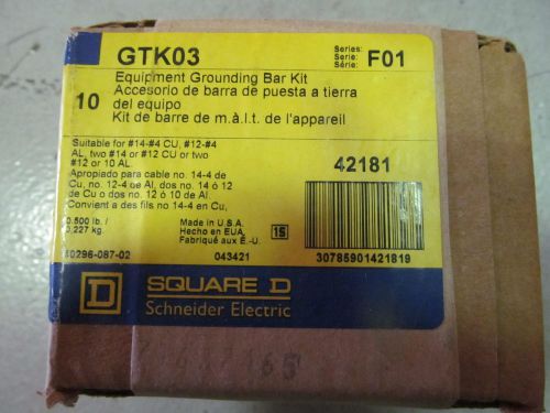 Square D GTK03 Grounding Bar