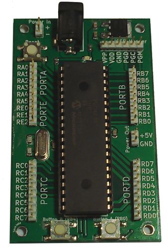 Paxstarter dip40 development board w/ pic18f46k22 @ 64 mhz wpll updated! (usa) for sale