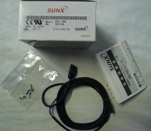 SUNX MODEL EX-14A,SENSOR,CONVERGENT,REFLECTIVE 12 TO 24 VDC (RANGE 2 TO 25MM)