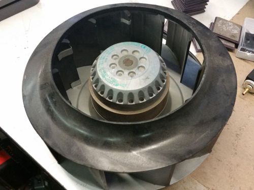 Ebm papst blower motor cooling fan impeller 115v 215w 2e225-bb51-09 9&#034; for sale