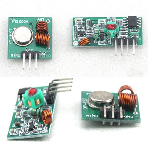 1 set 433mhz rf transmitter module receiver link kit arduino project #cask13zy for sale
