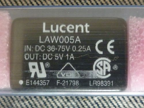 DC-DC CONVERTOR, (10 each) LUCENT LAW005A, (3 each) POWER ONE LES015YG