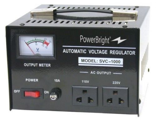 NEW PowerBright 1000 Watt Voltage Regulator Converter 110-220 Volts