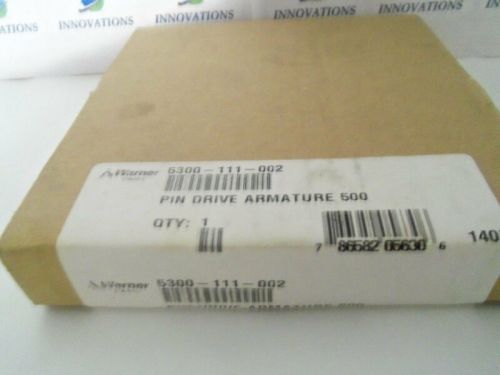 Warner electric pin drive armature 5300-111-002 - brand new for sale