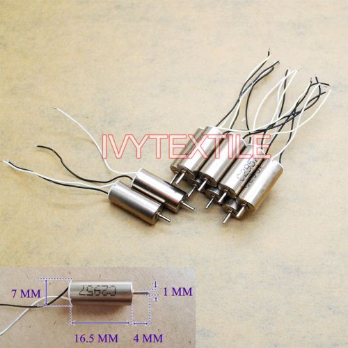 5pcs 49000rpm 7x16mm 716 coreless motor dc motor strong magnetic high speed for sale