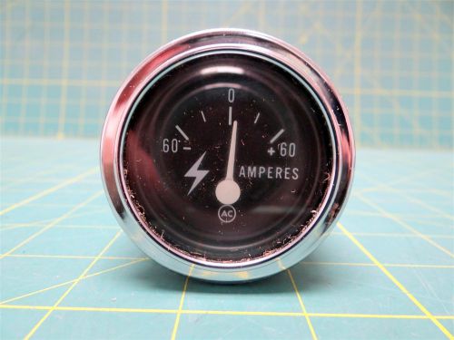 General electric 6474479 ac amperes ammeter 60-0-60 for sale