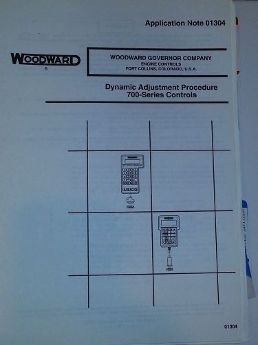 Woodward Governor Co - Dynamic Adjustment Procedure 700-Series Controls
