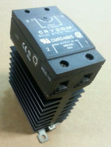 CRYDOM Solid state relay CMRD4865 in 4-32 vdc, out 480 vac 65 amps CMRD 4865