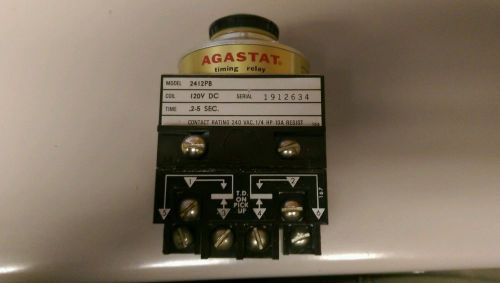 Agastat Timing Relay 120V DC .2- 5 Second