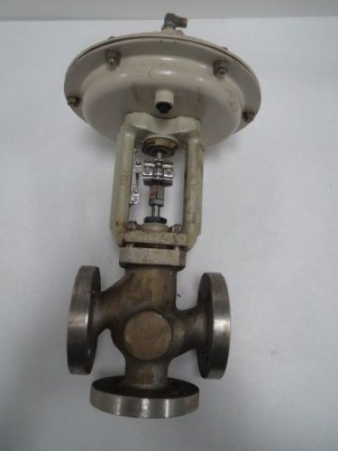 Samson 243 2343004300 pneumatic actuator 316ss flanged 1in globe valve b203507 for sale