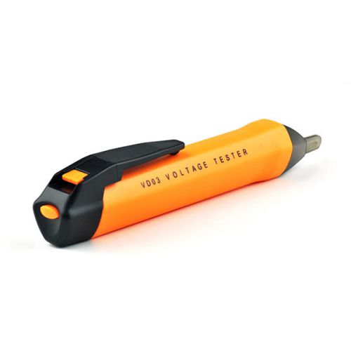 Digital Non Contact Voltage Tester Pen LED Light Audible Alarm 50~1000VAC Sensor