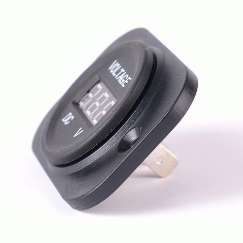 12v-24v car motorcycle led dc digital display voltmeter waterproof meter shpg for sale