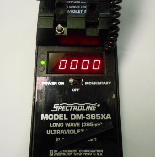Spectroline Spectronics DM-365XA UV Meter Radiometer