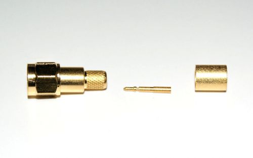 *new* johnson/emerson 142-0439-001 straight sma male connector for lmr-200 for sale