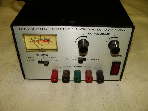Micronta Adjustable Dual -Tracking DC Power Supply