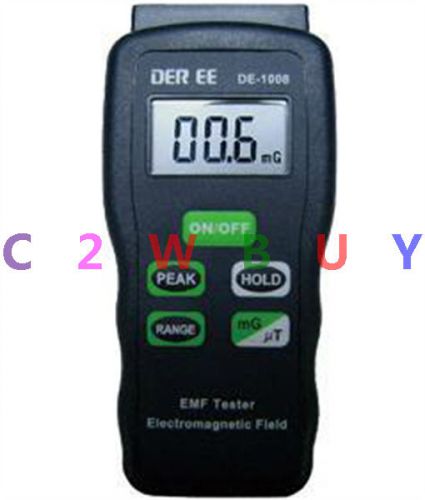 DER EE EMF Meter Electromagnetic Field Tester DE-1008 NEW