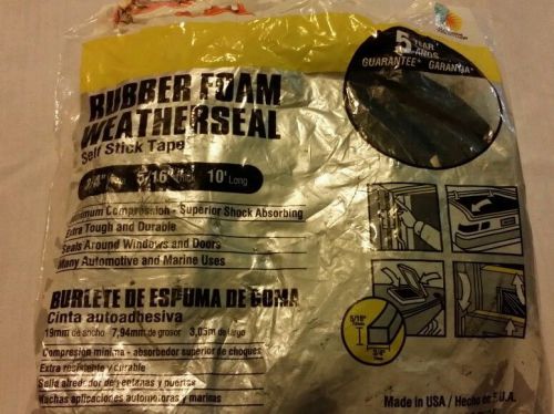 Rubber foam tape black x for sale