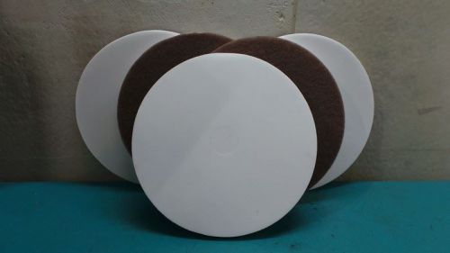 Tough guy 20 in melamine white/brown floor pad for sale
