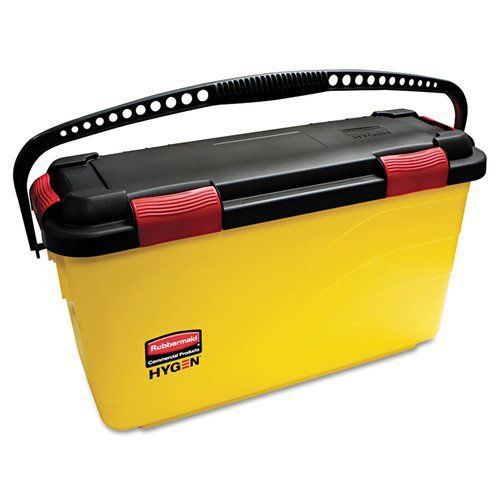 Rubbermaid commercial hygen rcpq95088yw hygen charging bucket in yellow for sale